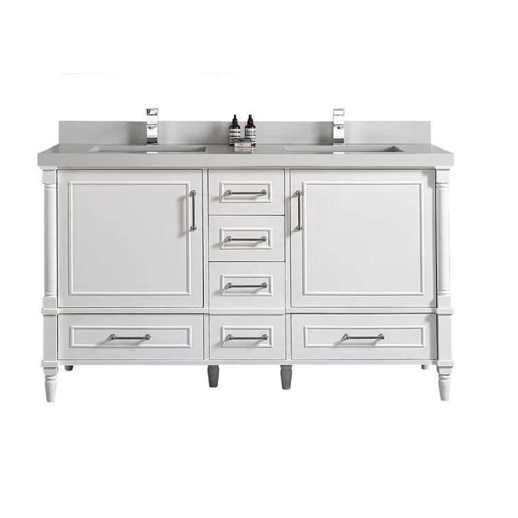 60'' Double Bathroom Vanity with Top