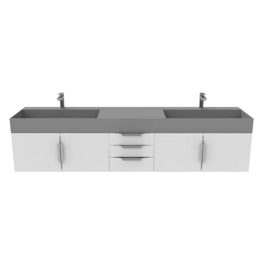 Double Bathroom Vanity with Top