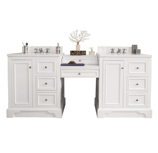 84" Double Bathroom Vanity Set